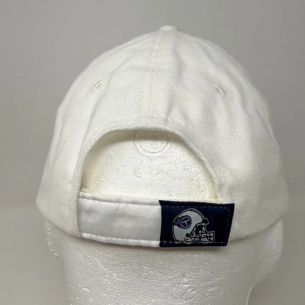 NFL Tennessee Titans White Baseball Cap Adjustable Hat Embroidered Cotton